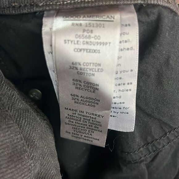 Good American women’s good 90s duster brown denim jean size 26 NWT - Picture 5 of 5